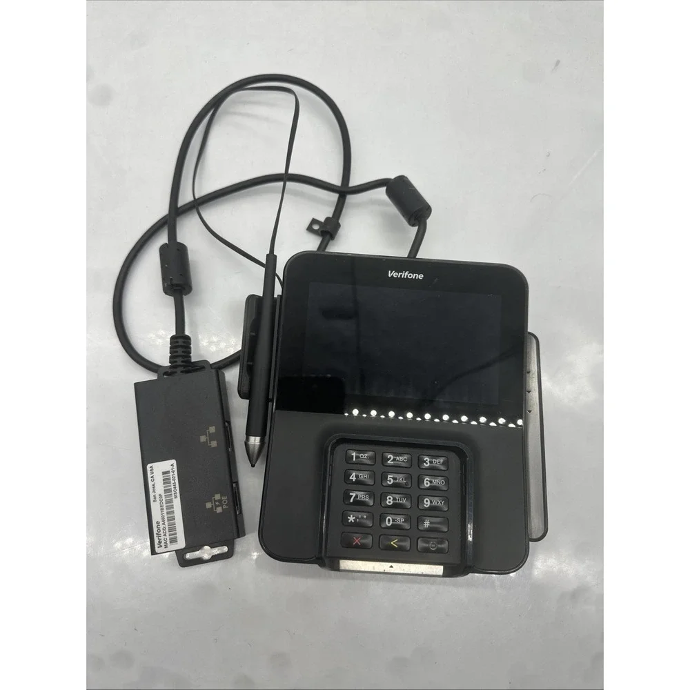 Verifone M400 WiFi/BT Credit Card Terminal Payment Reader w/ PoE Adapter